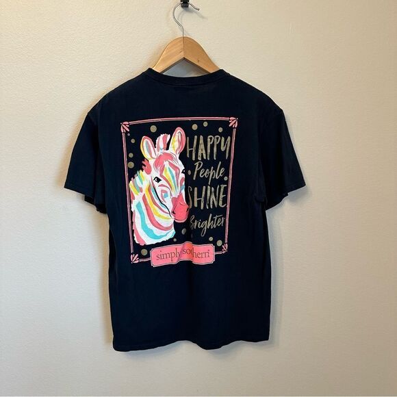 Simply Southern Zebra Tshirt - Picture 1 of 6